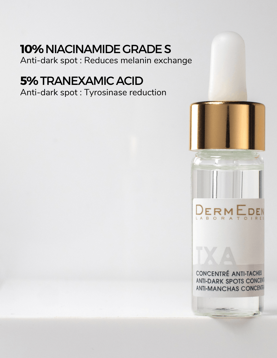 CONCENTRATE ANTI DARK SPOTS TXA 5% – dermeden.paris CONCENTRATE ANTI DARK SPOTS TXA 5% – dermeden.paris